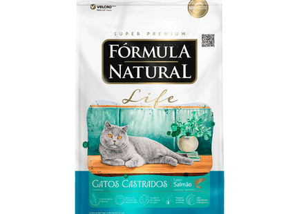 Fórmula Natural Life – Ração Seca para Gatos Adultos Castrados
