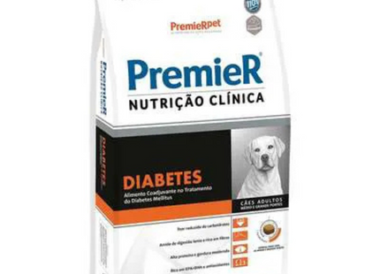 Premier Nutrição Clínica – Diabetes Canino Porte Médio e Grande