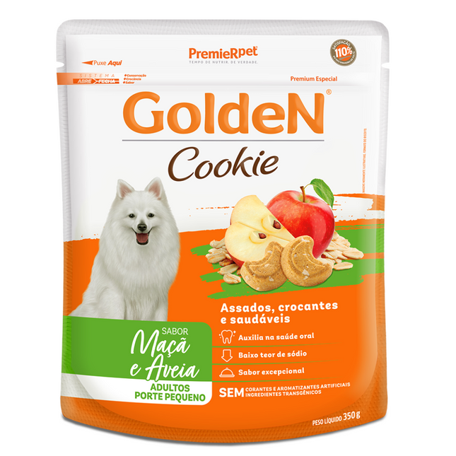 Cookie Golden para Cachorros Adultos Porte Pequeno