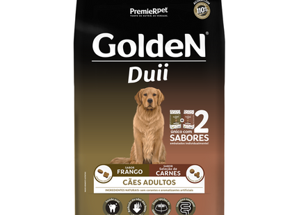 Ração Seca Golden Duii para Cachorros Adultos