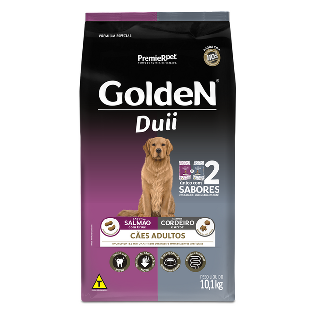 Ração Seca Golden Duii para Cachorros Adultos