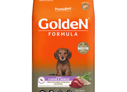 Ração Seca Golden para Cachorros Filhotes de Porte Pequeno