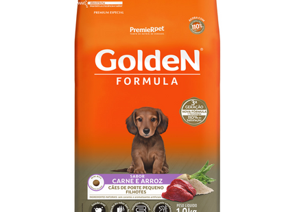 Ração Seca Golden para Cachorros Filhotes de Porte Pequeno