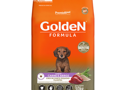 Ração Seca Golden para Cachorros Filhotes de Porte Pequeno