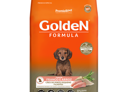Ração Seca Golden para Cachorros Filhotes de Porte Pequeno
