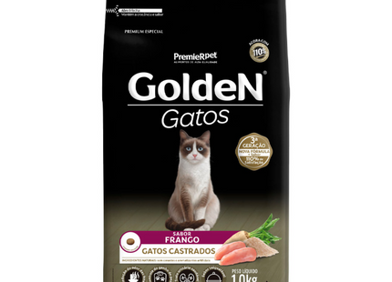 Ração Seca Golden para Gatos Adultos Castrados