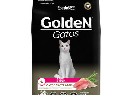 Ração Seca Golden para Gatos Adultos Castrados