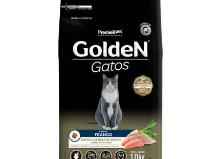 Ração Seca Golden para Gatos Sênior Castrados