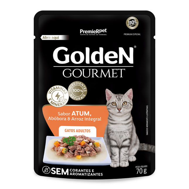 Ração Úmida Golden Gourmet para Gatos Adultos