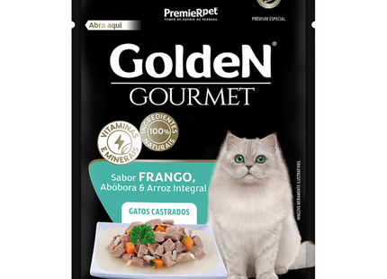Ração Úmida Golden Gourmet para Gatos Castrados