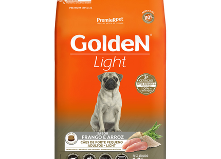 Ração Seca Golden Light para Cachorros Adultos de Porte Pequeno