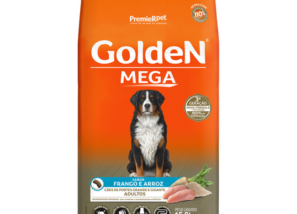 Ração Seca Golden Mega para Cachorros Adultos