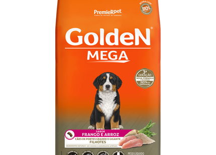 Ração Seca Golden Mega para Cachorros Filhotes