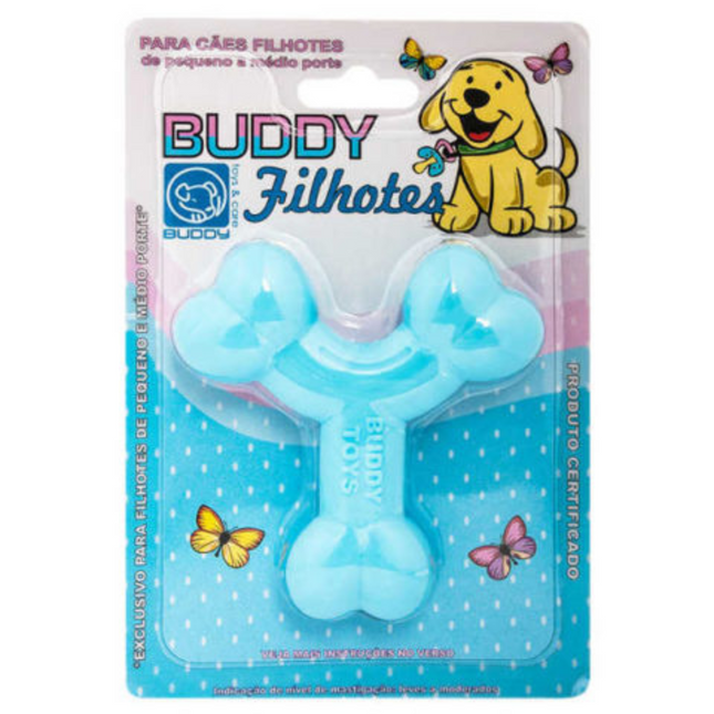 Brinquedo Ossinho Filhotes Buddy – Mordedor Flexível