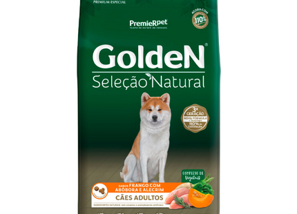 Ração Seca Golden Select Natural Abóbora para Cachorros Adultos