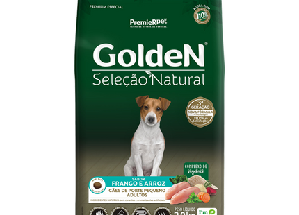 Ração Seca Golden Select Natural para Cachorros Adultos de Porte Pequeno