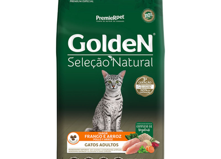 Ração Seca Golden Seleção Natural para Gatos Adultos
