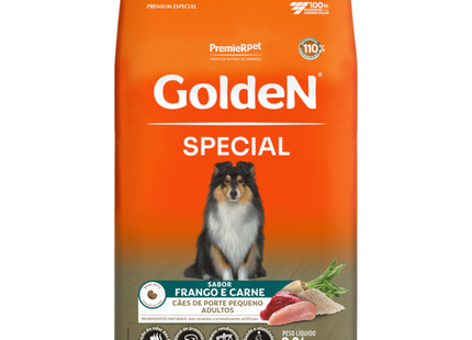 Ração Seca Golden Special para Cachorros Adultos de Porte Pequeno