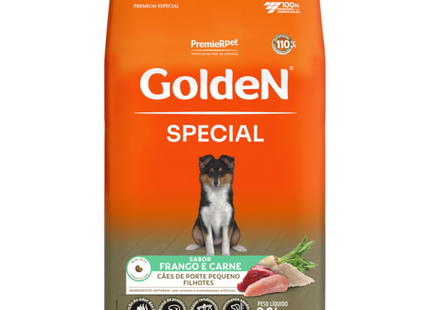 Ração Seca Golden Special para Cachorros Filhotes de Porte Pequeno