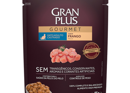 Ração Úmida Granplus para Gatos Castrados