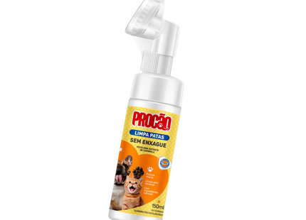 Limpa Patas Procão 150 ml — Limpeza Delicada com Camomila e Aplicador Escova