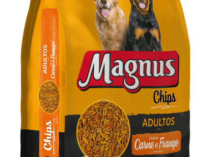 Magnus Chips Cães Adultos Carne e Frango