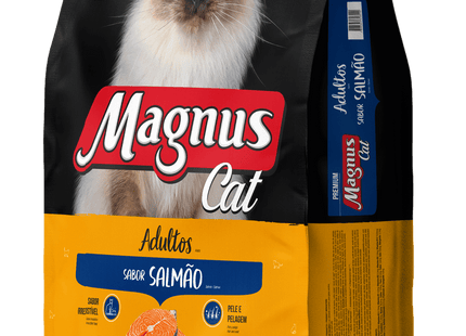 Ração Seca Magnus Cat Premium Sabor para Gatos Adultos