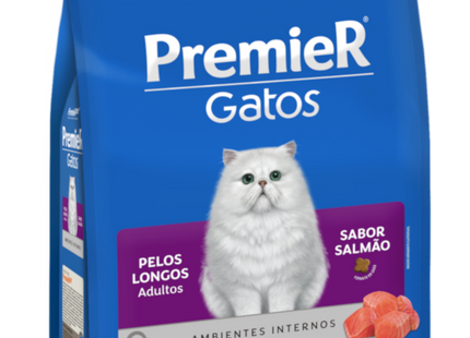 Ração Seca Premier Ambientes Internos Gato Adulto Salmão