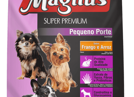 Magnus Super Premium Ração - Cães Adultos Pequeno Porte Frango e Arroz