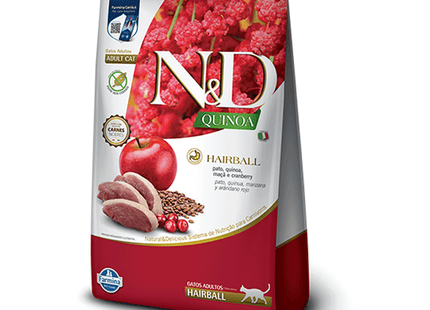Ração N&D Feline Quinoa Adult Hairball