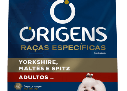 Ração Origens Premium Especial Adultos Yorkshire, Maltês & Spitz