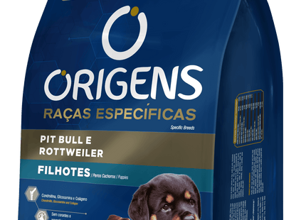 Ração Origens Filhote Pit Bull Rottweiler 15 kg