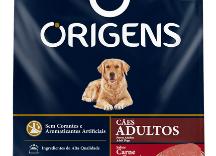 Ração Origens Premium Especial Adulto – Carne e Cereais