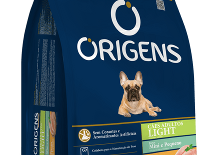 Ração Origens Light Frango e Cereais – Adultos Porte Mini e Pequeno