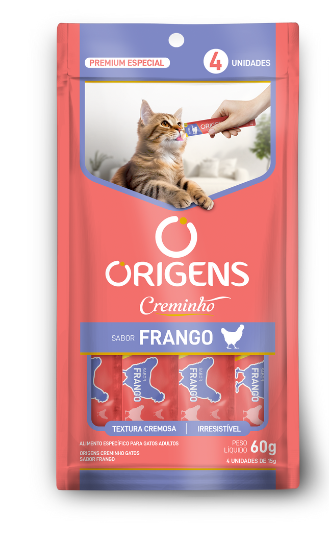 Origens Creminho Gatos 60g Sabores