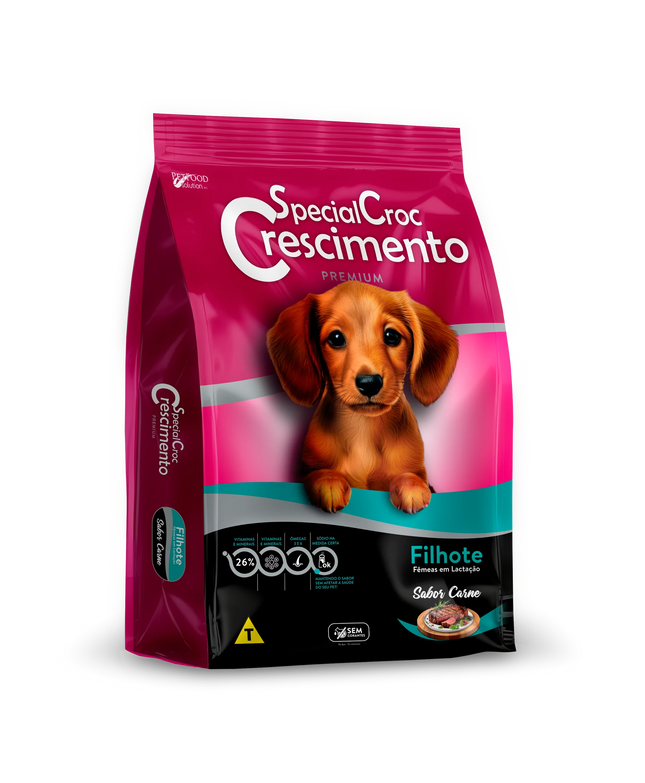 Ração Seca Special Croc Dog Crescimento Filhote