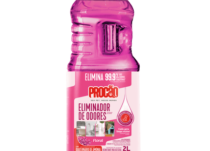 Eliminador de Odores Procão Floral 2L – Limpa, Perfuma e Desinfeta
