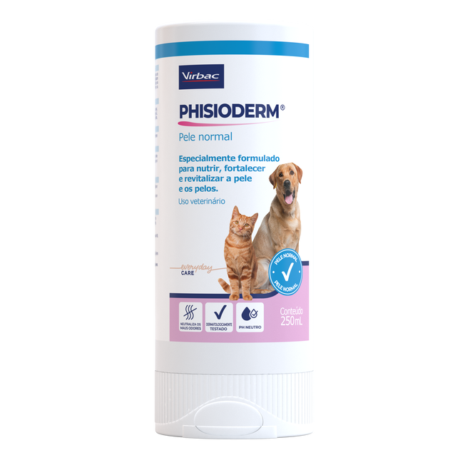 Shampoo Phisioderm Pele Normal – Cães e Gatos