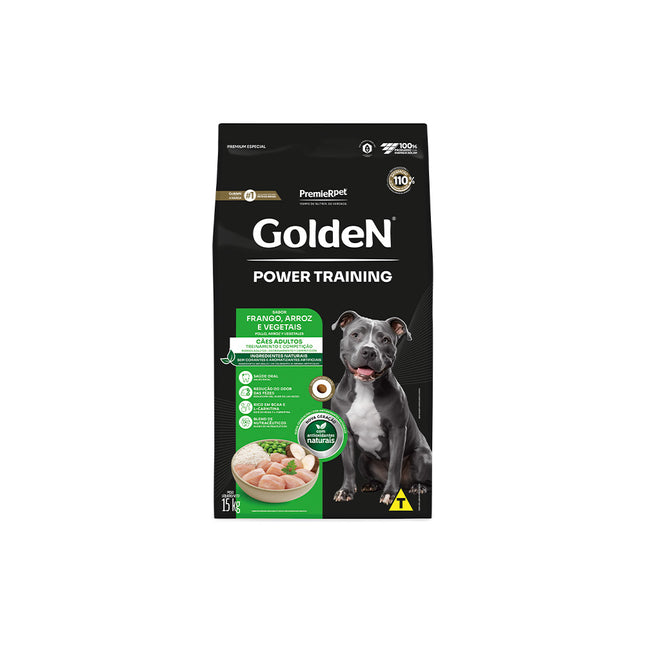 Ração Seca Golden Power Training para Cachorros Adultos