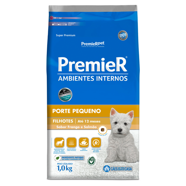 Ração Seca Premier Ambiente Interno para Cachorros Filhotes