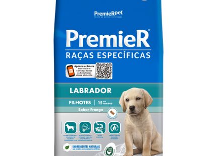 Ração Seca Premier para Cachorros Filhotes da Raça Labrador