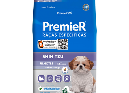 Ração Seca Premier para Cachorros Filhotes da Raça Shih Tzu