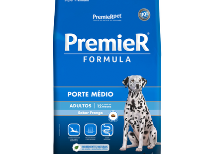 Ração Seca Premier Formula para Cachorros Adultos de Raças Médias