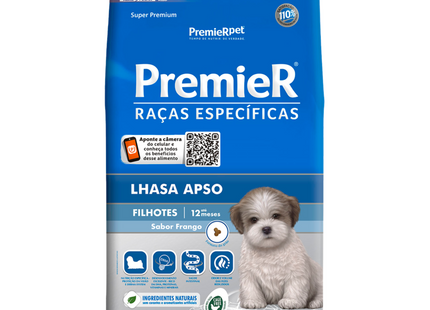 Ração Seca Premier para Cachorros Filhotes da Raças Lhasa Apso