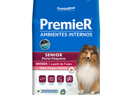 Ração Seca Premier Ambientes Internos para Cachorros Sênior