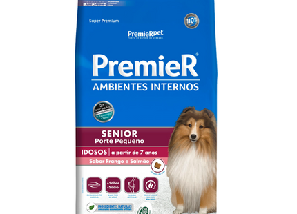 Ração Seca Premier Ambientes Internos para Cachorros Sênior