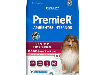 Ração Seca Premier Ambientes Internos para Cachorros Sênior