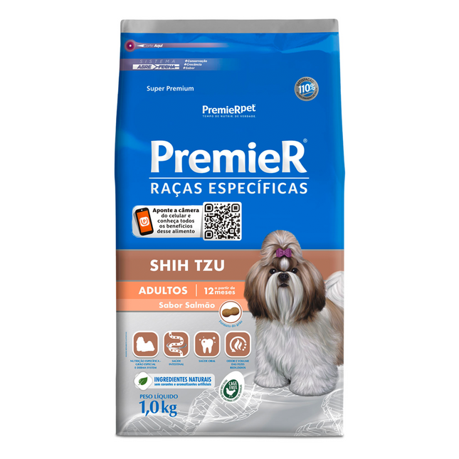 Ração Seca Premier para Cachorros Adultos Shih Tzu