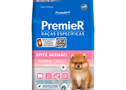 Ração Seca Premier para Cachorros Filhotes de Raça Spitz Alemão