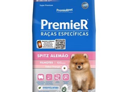 Ração Seca Premier para Cachorros Filhotes de Raça Spitz Alemão